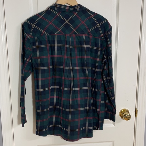 NWT 🚨 Eddie Bauer Boyfriend Plaid Shirt - Picture 5 of 5